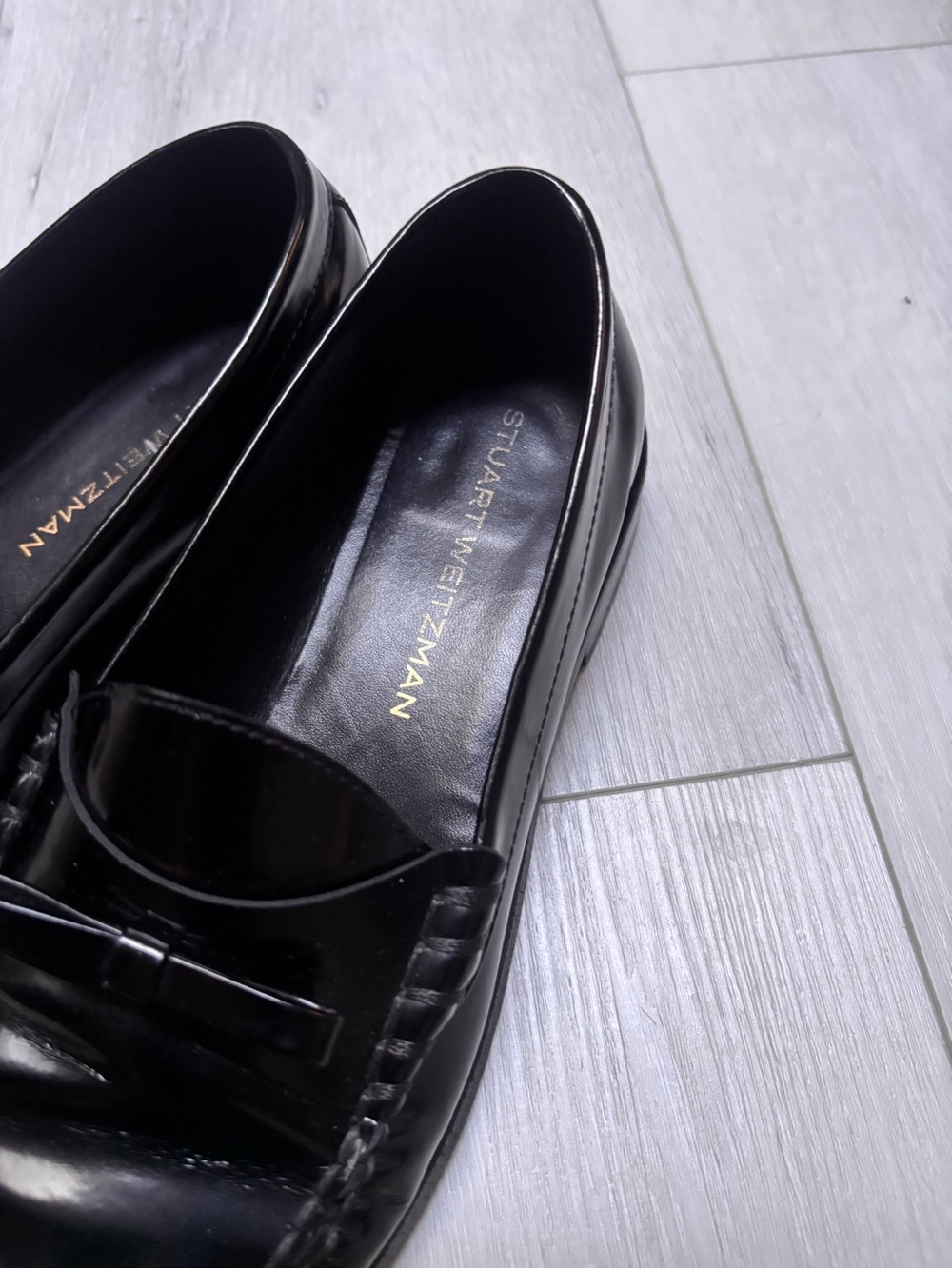 Stuart Weitzman Lottie Bow Loafers | 10 - Made in Spain 🇪🇸 - Picture 8 of 9